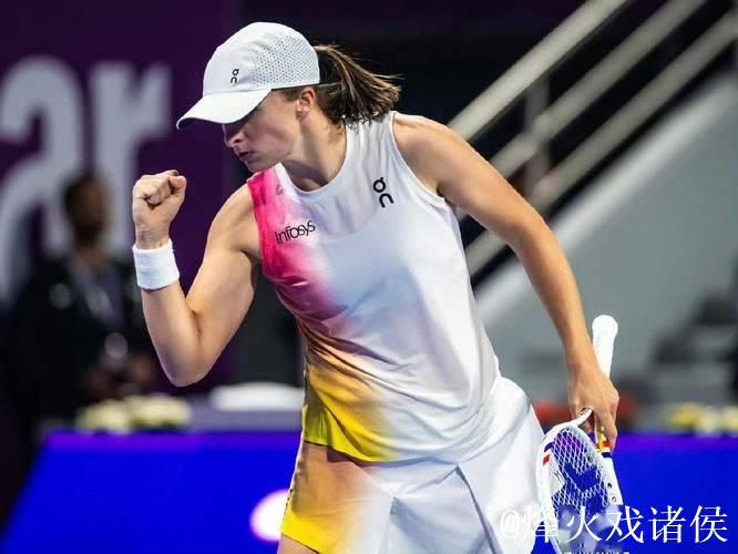 WTA总决赛次日斯瓦泰克赛季单打60胜 高芙赢德比